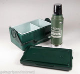 ALADDIN STANLEY TAKE ALONG Thermos Insulated Lunch Box Set Olive Green A-944DH!