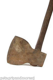 Broad Head Hewing Axe 10" antique
