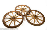 10 Spoke 12" Wood Baby Carriage Wheel w/Rubber Tread 3 available-buy 1 or all 3