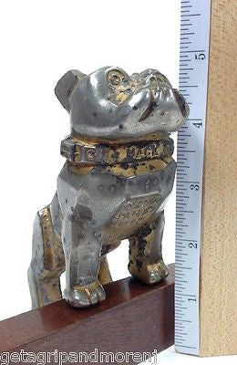 Vintage Mack Truck Bull Dog Brass Hood Ornament - thesteelbeam