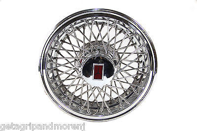 1 Oldsmobile Custom Cruiser 15" Wire Spoke Hubcap (early 1980's)