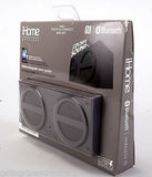 iHOME Gray Bluetooth Wireless Rubberized Rechargeable Stereo Mini Speaker New!