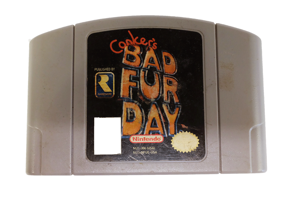 Conker's bad online fur day cartridge