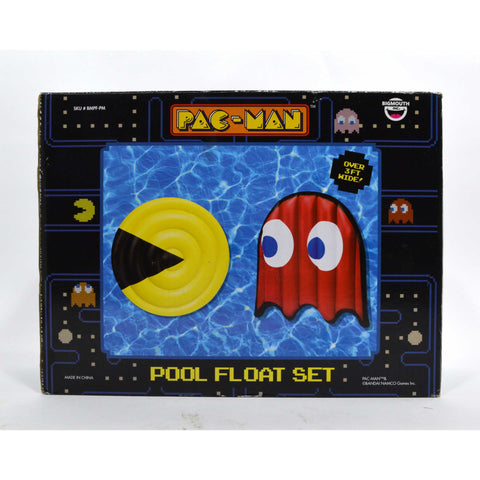 New (Open Box) PAC-MAN POOL FLOAT SET by BIGMOUTH INC. No. BMPF-PM Bandai Namco