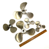 Steampunk BULK LOT of 8 MIXED BOAT PROPELLERS 5"-12" Aluminum & Stainless Steel
