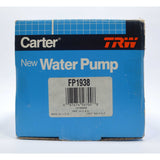 New (Open Box) CARTER TRW "WATER PUMP" No. FP1938 Complete in Box NOS CAR PART