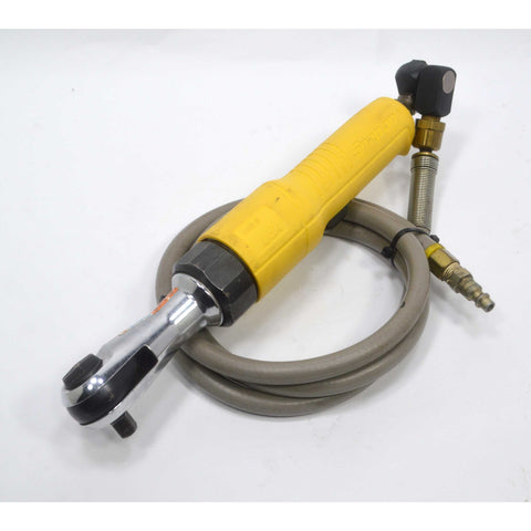 Briefly Used SNAP-ON PNEUMATIC RATCHET FAR720-Y Rare Yellow +SWIVEL ADAPTER AS60