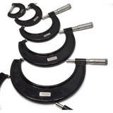 Vintage J.T. SLOCOMB CO. OUTSIDE MICROMETER Set of 6 Machinist Tools 0-6" RANGE