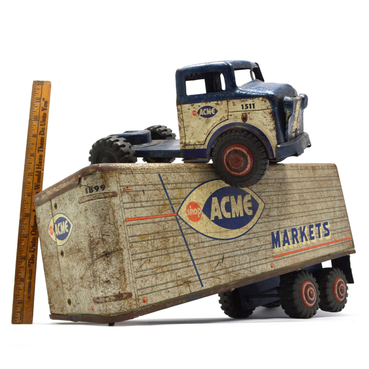 Vintage marx 2024 toy trucks