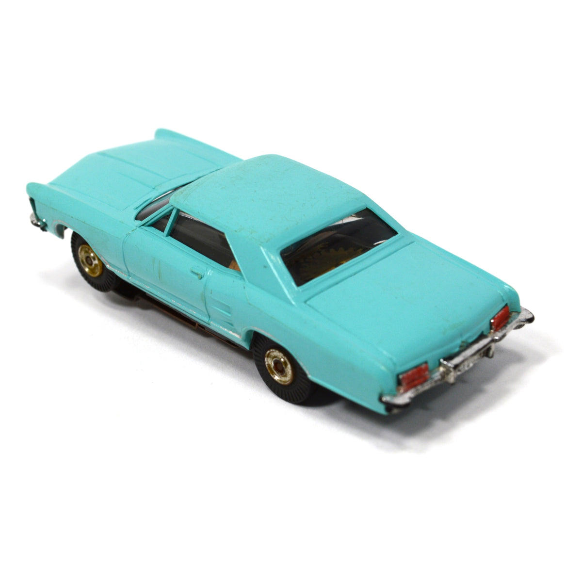 Vintage AURORA THUNDERJET SLOT CAR No. 1357 Turquoise 1963 BUICK