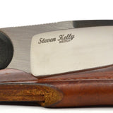 Vintage STEVEN KELLY "TRAILMATE" BOOT KNIFE 3" Blade by LONE WOLF KNIVES +Sheath
