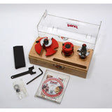 Briefly Used FREUD ROUTER BITS "3 Pc Premier Adjustable Cabinet Door Set" 97-156