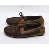 Worn Once UGG BYRON LEATHER SLIPPERS #5102 Cappuccino INDOOR/OUTDOOR Men's Sz: 7