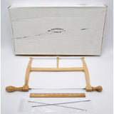 NOS Vintage GRAMERCY TOOLS 12" BOW SAW No. GTBOWSAW12 New in Box + Blades