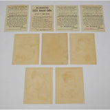 Antique Advertising TRADE CARD Lot of 9 "McLAUGHLIN'S XXXX COFFEE" Country Kids