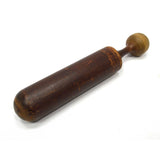 Antique SOLID WOOD PESTLE **ONLY** Odd Club FUNKY SHAPE Primitive WOODEN TOOL!