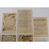 Antique Advertising TRADE CARD Lot of 10 "HOYT'S GERMAN COLOGNE" 19th/20th Cent.