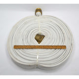Multiple Available 100ft WHITE FIRE HOSE w "ACE" 1-1/2" BRASS COUPLINGS "USA-NH"