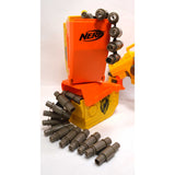 Tested NERF LOT; VULCAN EBF-25 *Manual Fires Only* 3-AMMO BELTS Cases TRIPODS ++