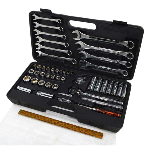 Briefly Used "METRINCH" 48-Piece WRENCH & SOCKET SET 100% Complete EXCELLENT!!
