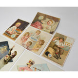 Antique Advertising TRADE CARD Lot of 11 "CLARK'S O.N.T. SPOOL COTTON" Mile-End