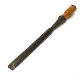 Antique SWAN MORTISE 3/4" SOCKET CHISEL Mortising Tool + Handle 8" BLADE 15"ovrl