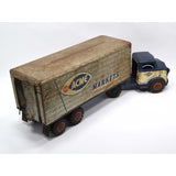 Vintage MARX LUMAR "SHOP ACME MARKETS" TRUCK Pressed Steel TOY GROCERY TRAILER
