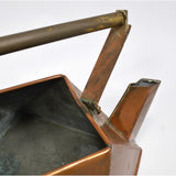 Vintage TRAPEZOIDAL/TRIANGLE COPPER TEA KETTLE Weird/Unusual! HANDMADE Art Deco