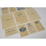 Antique Advertising TRADE CARD Lot of 11 "CLARK'S O.N.T. SPOOL COTTON" Mile-End