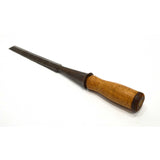 Antique SWAN MORTISE 3/4" SOCKET CHISEL Mortising Tool + Handle 8" BLADE 15"ovrl