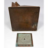 Vintage TRAPEZOIDAL/TRIANGLE COPPER TEA KETTLE Weird/Unusual! HANDMADE Art Deco