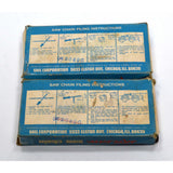 Vintage SKILSAW CHAINSAW CHAIN Lot of 2 Replacement SKIL/SABRE SAW CHAINS in Box
