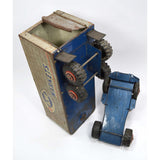 Vintage MARX LUMAR "SHOP ACME MARKETS" TRUCK Pressed Steel TOY GROCERY TRAILER