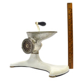 Antique ENTERPRISE GRINDER Meat/Fruit? WHITE PORCELAIN Base Mrk'd "PART K-2694"