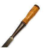 Antique SWAN MORTISE 3/4" SOCKET CHISEL Mortising Tool + Handle 8" BLADE 15"ovrl