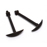 Antique CARRIAGE BOLTS Pair / Lot of 2 HAND FORGED Salvaged Hardware STEAMPUNK