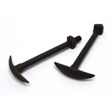 Antique CARRIAGE BOLTS Pair / Lot of 2 HAND FORGED Salvaged Hardware STEAMPUNK