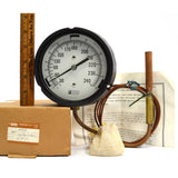 New in Box! WEKSLER "FILLED SYSTEM DIAL THERMOMETER" No. 412-D (4.5") w/ 5' Line