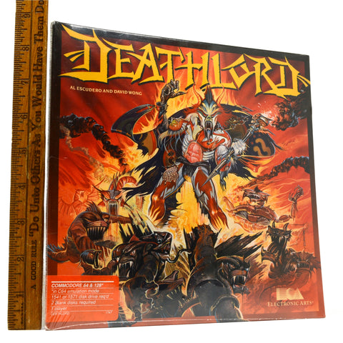 Very Rare! COMMODORE 64 & 128 Software/Game "DEATHLORD" Brand New! SEALED!!