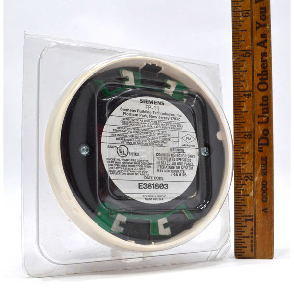 New! SIEMENS "FIRE DETECTION HEAT DETECTOR HEAD" Mo. FP-11 c.2003 *JUST 2 LEFT!*