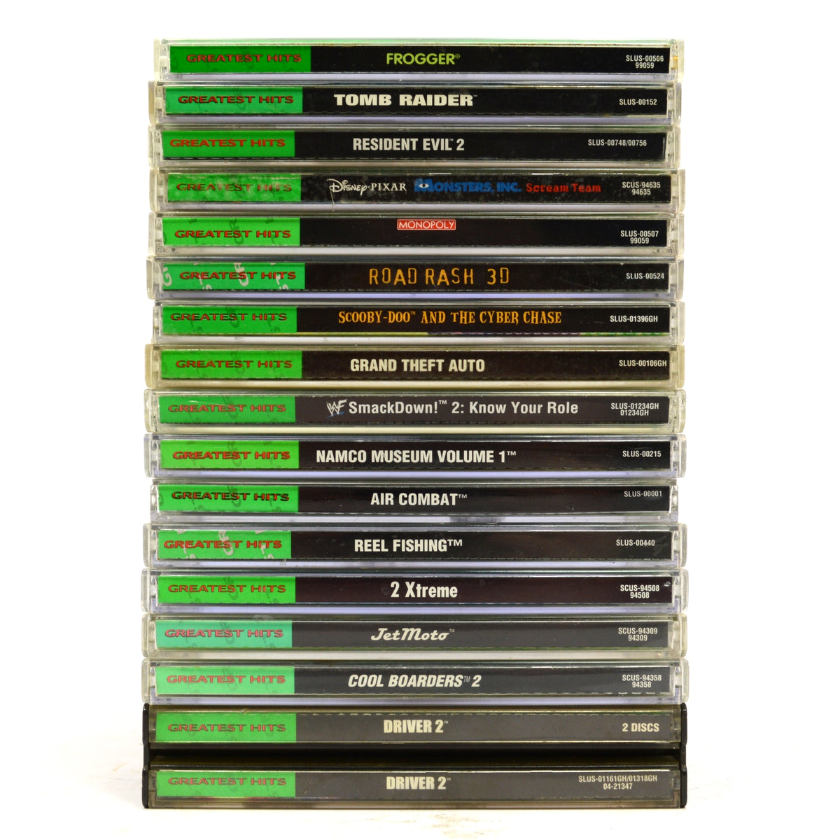 Sick! PLAYSTATION 1 GAME Lot of 16 Games! RESIDENT EVIL Frogger TO – Get A Grip &