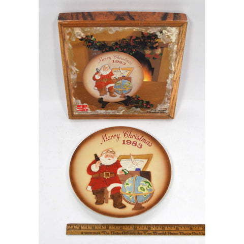 Excellent COCA COLA "MERRY CHRISTMAS 1983" PLATE First Annual No. K21222 in Box!