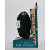 New (Open Box) HULL CAR & BOAT COMPASS #700-DM Streamline BLACK Dash/Windshield