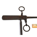 VTG/Antique "BEMIS & CALL CO." STEELYARD SCALE Cast Iron BEAM BALANCE 0-75 Range
