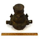 Antique BRASS/BRONZE THOMSON WATER METER #1657355 w/ Porcelain Dial BROOKLYN, NY