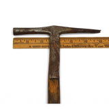 Antique UPHOLSTERS "CARPET HAMMER" Strapped Wood Handle "CLAW-PEEN" TACK HAMMER