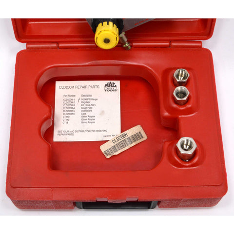 Briefly Used MAC TOOLS "DIFFERNTIAL CYLINDER PRESSURE TESTER" #CLD200M-6 in Case