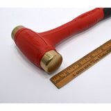 Excellent! SNAP-ON "BRONZE TIP HAMMER" No. HBBT16 16 oz / 454 g DUAL FACE Brass