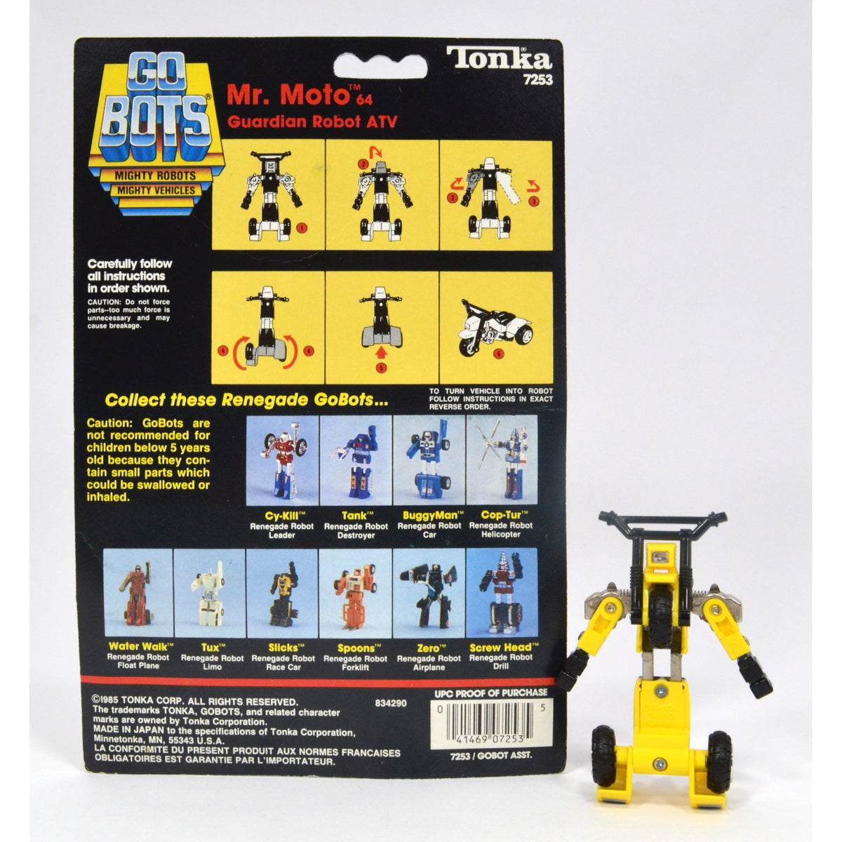 GOBOTS Mr. Moto ゴーボッツ マシンロボ ミスター・モト Gobots Mr Moto