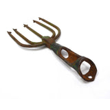 Vintage LARGE FROG SPEAR HEAD (Only) 5-Tine/Prong EEL FISHING FORK Great Patina